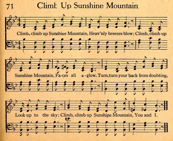 Climb up Sunshine Mtn