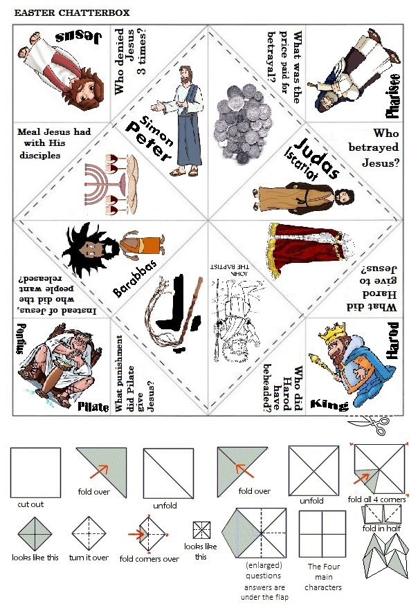 Easter Cootie Catcher