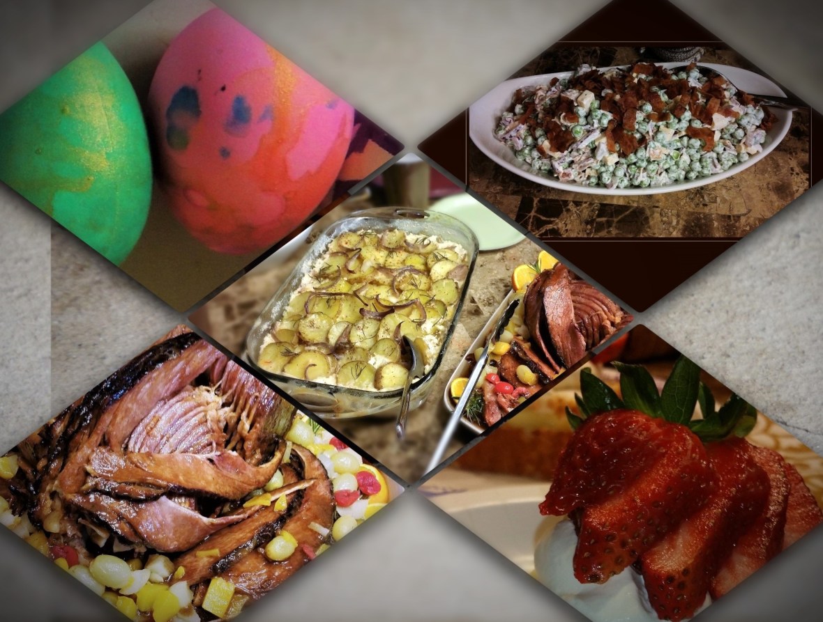 Easter Dinner collage2