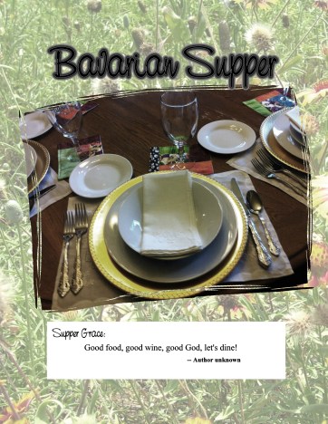 25 Bavarian Supper