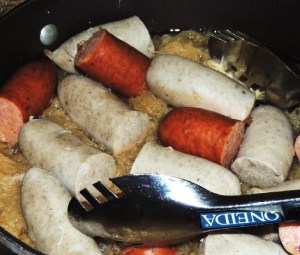 Sauerkraut and Sausages