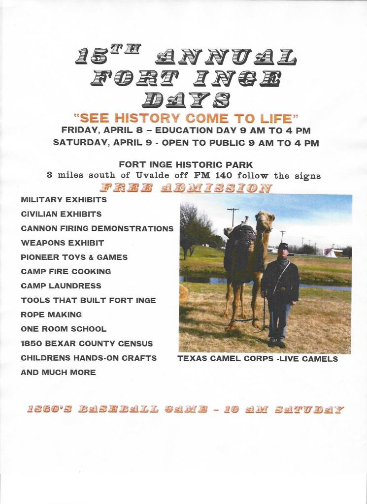 Living History Days flier