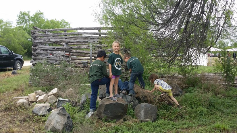 rock climbing at the fort