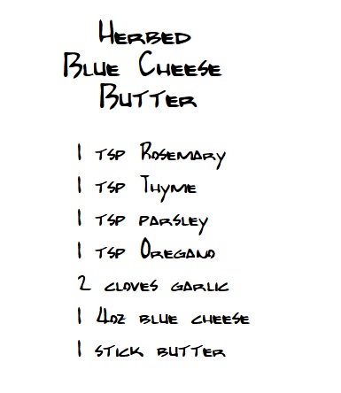 Herbed Blue Cheese butter