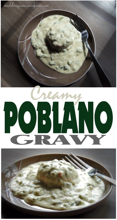 Poblano Gravy ad