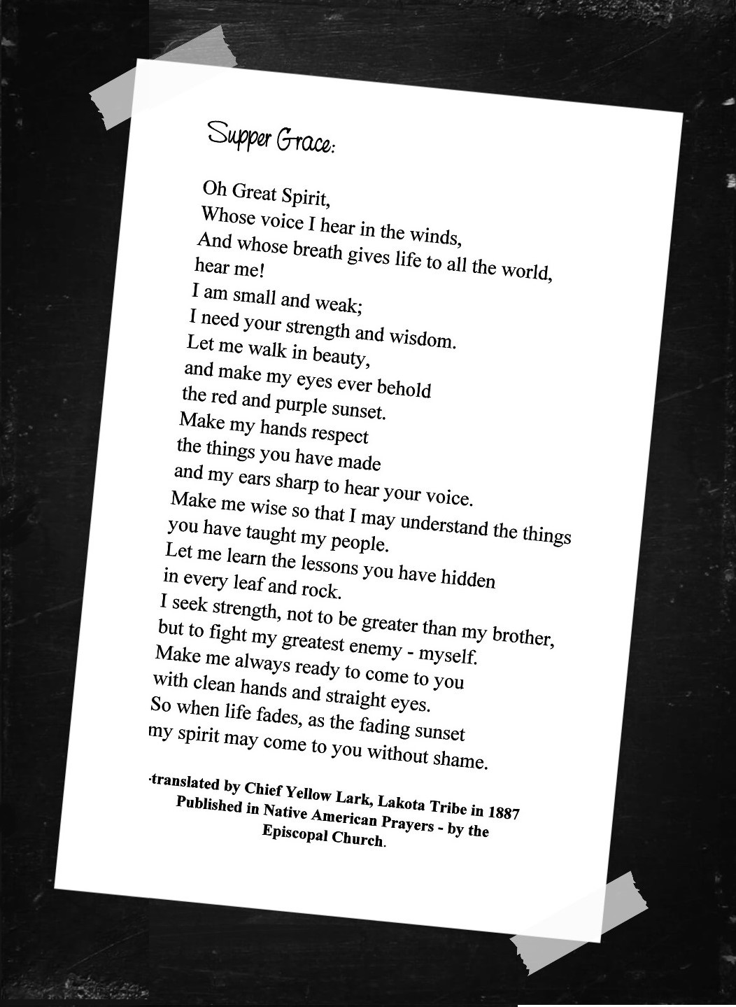 supper grace