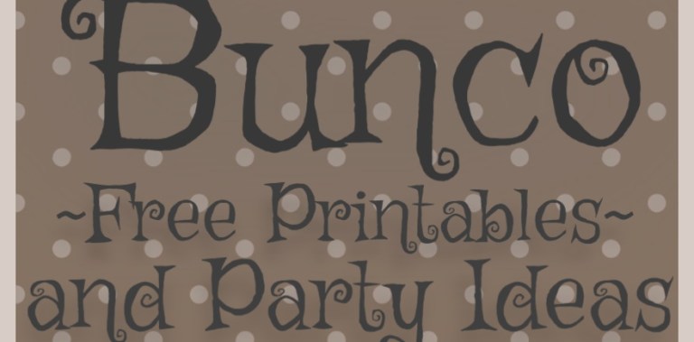 Bunco Printables – mrshlovesjesus