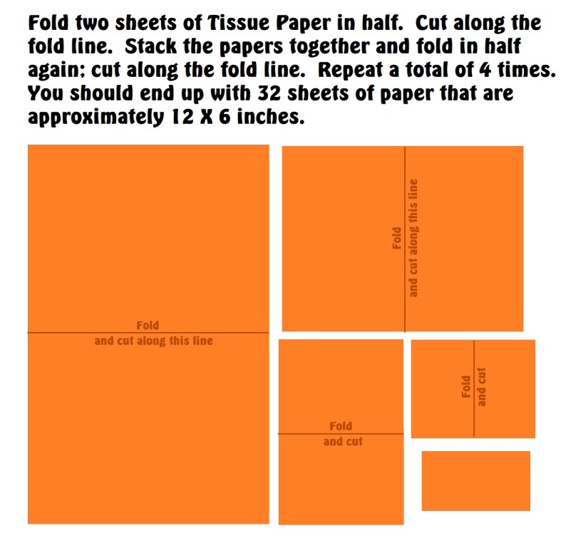Tissue Paper Flower instruction1